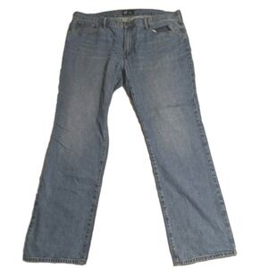 GAP Denim Straight Jeans Mens 42x34 Blue Classic Fit Cotton